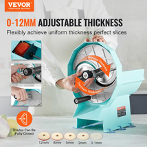 VEVOR Manual Vegetable Fruit Slicer, 0-0.5&quot;/0-12mm Thickness Adjustable ... - £45.82 GBP