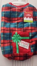 Happy Howlidays Medium Dog Plush Special Delivery Pajamas Back Length up to 17&quot; - £8.53 GBP