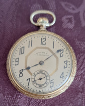 1918 DUEBER HAMPDEN No. 109 15 Jewels 10K Gold Filled POCKET WATCH EX Cond - $225.00