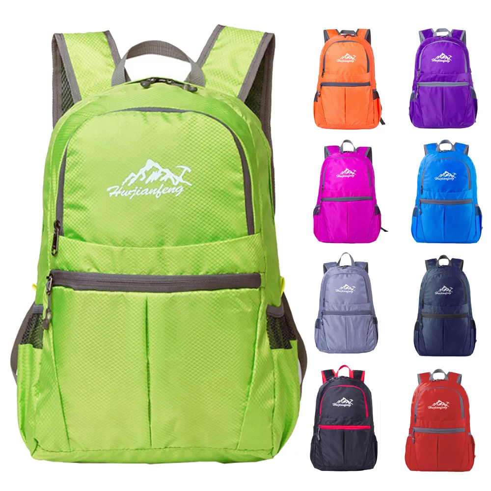 Women Men Outdoor Sports Portable Lightweight BackPack bag Waterproof Folding - £18.83 GBP