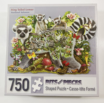Bits And Pieces - Ring Tailed Lemur 750 Piece Shaped Puzzle - £15.45 GBP