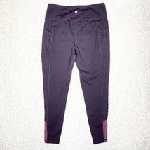 Tangerine Pant Women XL High Rise Purple Athletic Legging Ladies 35x27 - £13.72 GBP