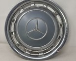 Mercedes Benz Original VTG 15&quot; Blue Wheel Hub Cap OEM Silver Hubcap - $39.48