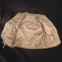 Cripple Creek Leather Studded Fringe Jacket Tan Cream Ladies Size XL Pre-loved image 8