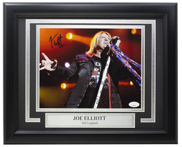 Joe Elliott Signed Framed 8x10 Def Leppard Photo JSA ITP - £151.84 GBP