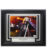 Joe Elliott Signed Framed 8x10 Def Leppard Photo JSA ITP - £152.50 GBP