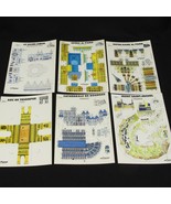 Postcard Model of Paris Monuments 3-Dimensional 1990 Lot of 6 - $41.25 CAD