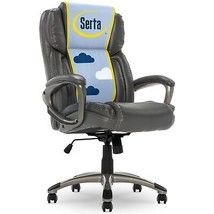 Serta Garret Executive Office Chair Ergonomic Mid-Back with Lumbar Suppo... - $368.86