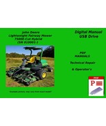 John Deere 7500E-Cut Hybrid Lightweight Fairway Mower Technical &amp; Op. Ma... - $23.74