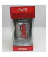 Vintage 1990s Coca-Cola Diet Coke European Style Glass Ornament Collectible - $19.39