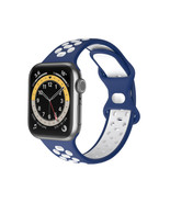 Two-Tone Silicone Apple Watch Band 38MM / 40MM  - $26.02 CAD