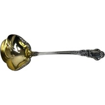 1899 Baronial Old Gorham Sterling Silver Soup Ladle 12 1/2&quot; Gilt Bowl Mo... - £295.22 GBP