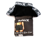 Hurley Black Stretch Boxer Briefs 3 in Package New in Package Men&#39;s XL - $44.54