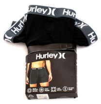 Hurley Black Stretch Boxer Briefs 3 in Package New in Package Men&#39;s XL - £35.03 GBP