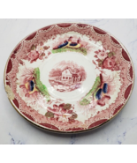 Sarreguemines Red Farm and Pheasant Theme Antique Rustic 5 Inch Plate - £14.87 GBP