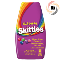 6x Bottles Skittles Wild Berry Liquid Water Enhancer | Sugar Free | 1.62oz - £25.50 GBP