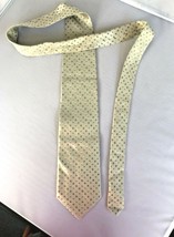 Calvin Klein 100% Silk Neck Tie Dress Yellow Necktie EUC - £1.52 GBP
