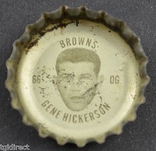 Vintage Coca Cola NFL Bottle Cap Cleveland Browns Gene Hickerson Coke Ki... - £3.97 GBP