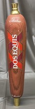 Cerveza Dos Equis XX Amber Beer Tap, Wood Handle Bar Memorabilia/Collectible - $22.43
