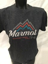 Marmot 1974 Mountain Workers Womens S Hiking T Shirt Large Spell Out Mtn... - $34.64