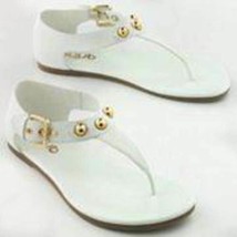 Womens Sandals White BYYB Sacha Gladiator Thongs Shoes NEW $45-size 6.5 - £13.93 GBP