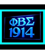 150080B PHI BETA SIGMA 1914 Greek Words professional Display LED Light Sign - £17.57 GBP
