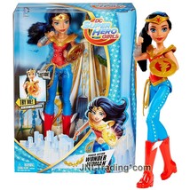 Year 2015 DC Super Hero Girls 12 Inch Electronic Doll Power Action WONDER WOMAN - £39.95 GBP