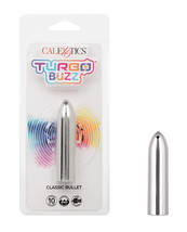 Turbo Buzz Classic Bullet Stimulator - Silver - £28.58 GBP