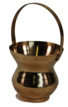 Sadhu Holy Man Water Pot Brass Vessel Hanuman Hindu Lota Pooja Kalash Priest Kam - £22.94 GBP