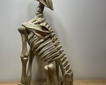Animated Skeleton Dog Large 32&quot; Tall Lighted Eyes Animated Halloween Coy... - $93.56