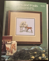 Graphique Needle Arts Cross Stitch Pattern - Mares and Foals - Book 14 - 1982 - $4.80