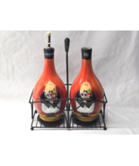 CERTIFIED INTERNATIONAL Oil &amp; Vinegar Decanter With Basket - Tracy Flick... - $22.75
