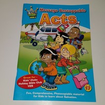 NEW Acts Message Unstoppable King of Clubs Book 4 Reproducible Content Clubs VBS - £9.44 GBP