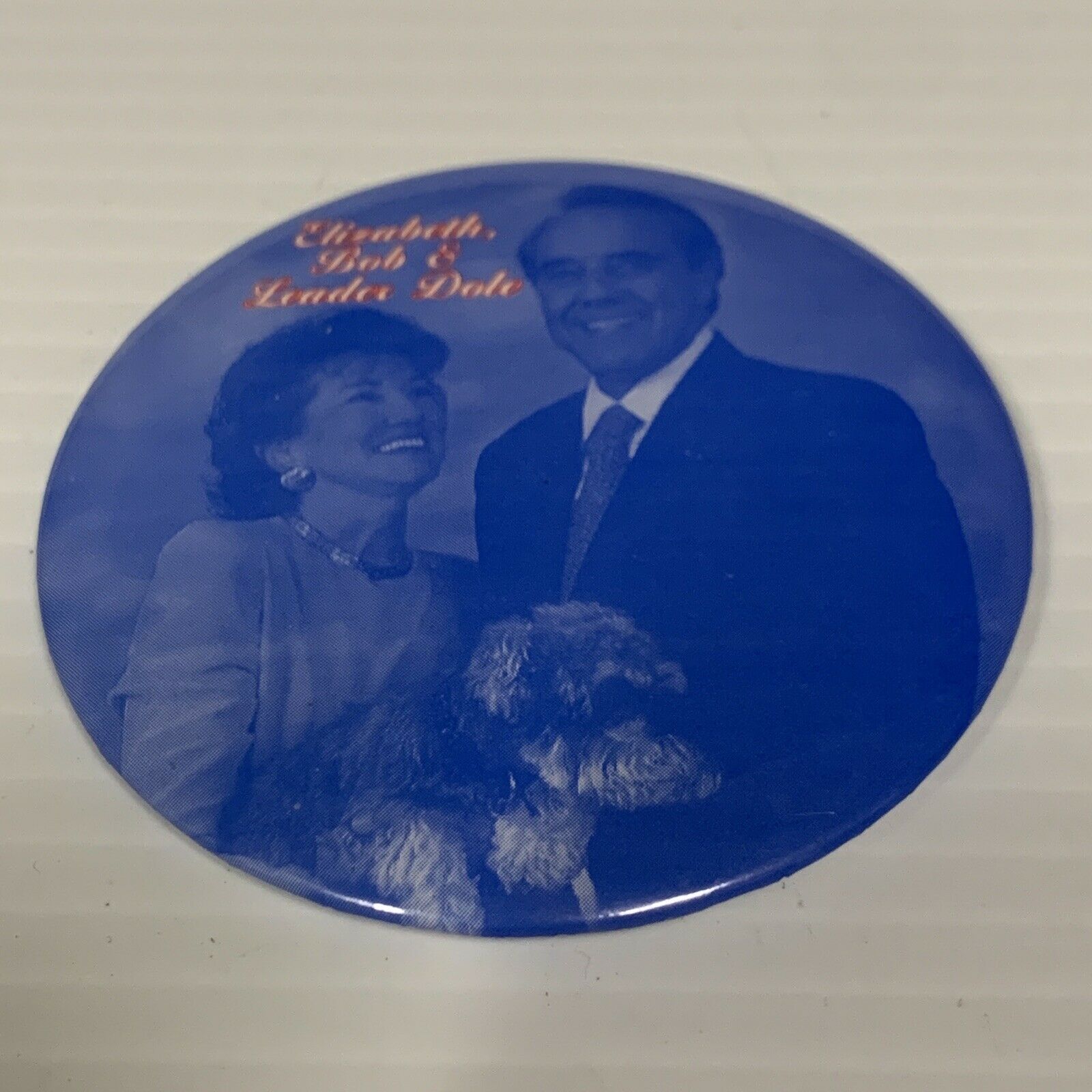 Bob Dole Elizabeth Leader Presidential Campaign Button KG Election 1996 - $6.93