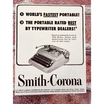 1951 Smith-Corona Fastest Portable Typewriter - Original Vtg PRINT AD Ephemera - $14.84