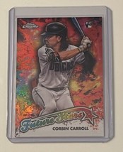 2023 Topps Chrome Update Future Stars Corbin Carroll* RC Card FSU-10 MLB D’Backs - £9.54 GBP