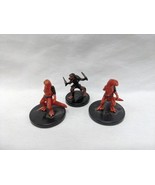 Lot Of (3) *2 Damaged* D&amp;D Firenewt And Flamescorched Koblod Miniatures - $12.48 CAD