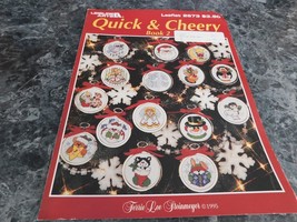 Quick &amp; Cheery Book 2 leaflet 2673 Terrie Lee Steinmeyer Cross Stitch - $1.49