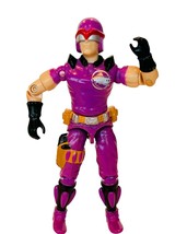 Gi Joe Cobra action figure military Hasbro 1987 Sea Slug Purple Ray Navigator - $29.65