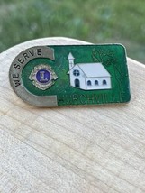 Lions Club Lapel Pin We Serve Hurchville - $23.15