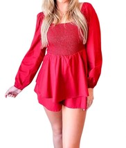 Day + Moon Poplin Game Day Romper Size S - $29.70