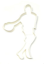 Basketball Player Ball Dribble Outline Athletics Cookie Cutter USA PR2414 - £2.38 GBP