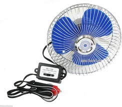 8&quot; Car Fan Oscillating 12V Auto Volt Lighter Truck Boat Mini Air Cooler ... - $45.99