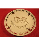 10" Porcelain Collector Plate 50th ANNIVERSARY Lefton JAPAN - $11.16