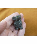 (Y-KOA-10) little gray KOALA Australia figurine carving SOAPSTONE PERU k... - $11.78 CAD