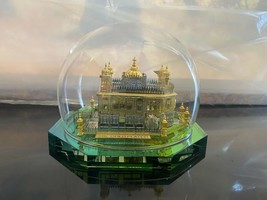 GOLDEN TEMPLE MINIATURE 24K GOLD PLATED 3.5X3.5 Inch - $37.04