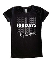 100 Days of School Shirt for Girls, 100 Days of School T-Shirt, Girls 10... - $19.95