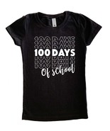 100 Days of School Shirt for Girls, 100 Days of School T-Shirt, Girls 10... - £15.94 GBP
