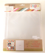 10 Pack 6&quot; by 8&quot;  Agenda Planner Organizer Clear Pocket Inserts New Set Lot - $8.99