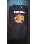 Terminator Golfinator Golf Sport Towel 16x26 Black -
show original title... - £13.43 GBP